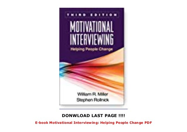Motivational Interviewing: Helping People Change, 3rd Edition | Free Medical Books motivational interviewing 3rd edition pdf download