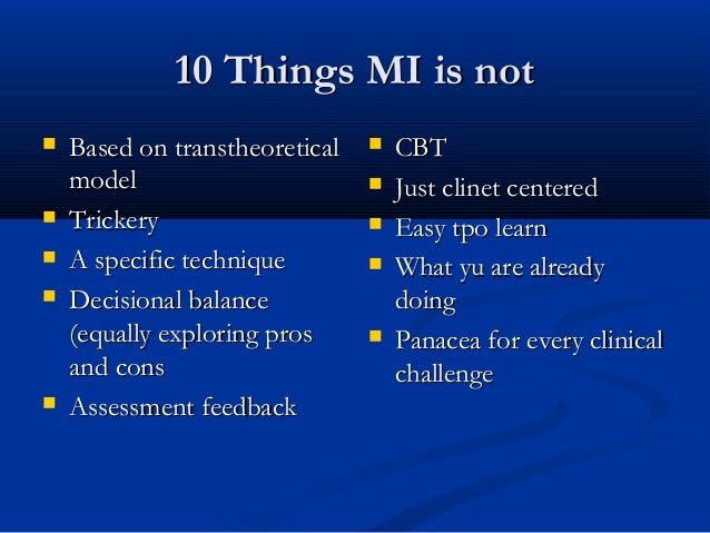 motivational interviewing training