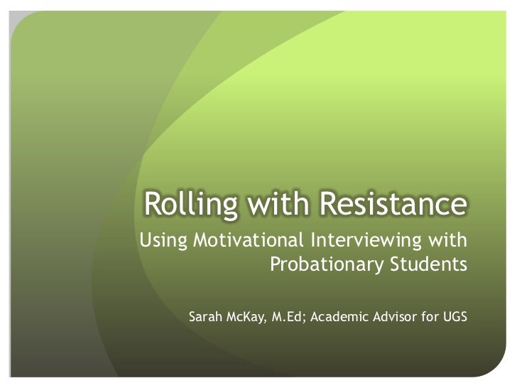 Motivational interviewing power point