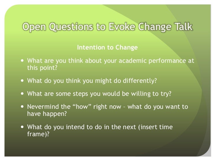 Motivational Interviewing