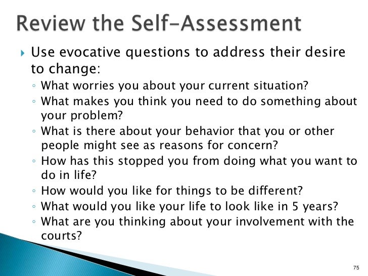motivational interviewing role of assessment and case planning in co motivational interview questions