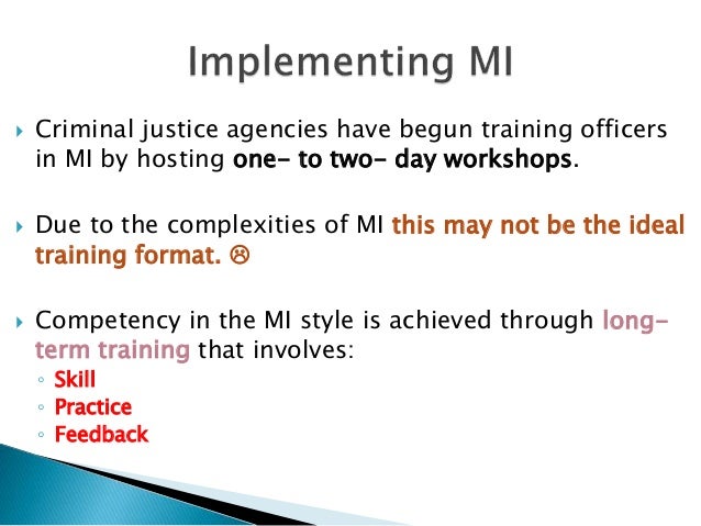 motivational interviewing training