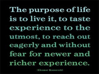 Getting What You Want Out Of Life