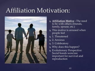 Motivation and Emotion | PPTX