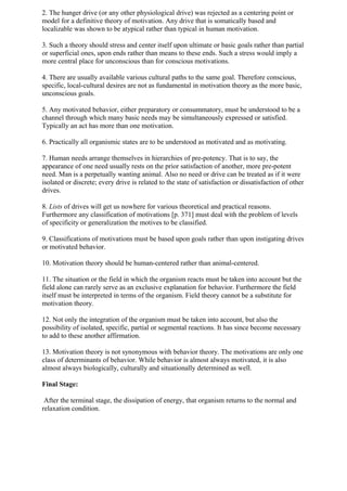 Motivation Assignment Motivation assignment 4 | DOC