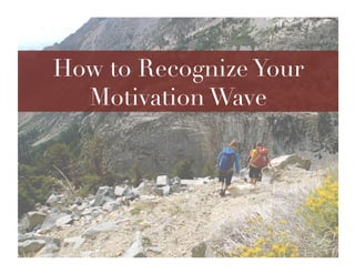 How to
 Recognize
   Your !
Motivation
  Wave!
  By Sharleen Tu!
 