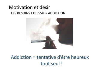 http://www.nosicult.com/2012/09/les-lois-fondamentales-de-la-stupidite.html
Motivation et désir
MOI
LUI
DESAVANTAGES
AVANTAGES
AVANTAGES
DESAVANTAGES
 