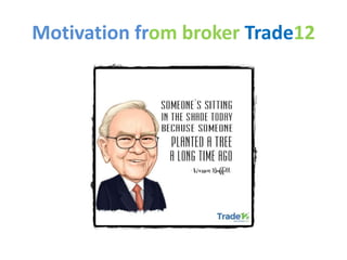 Motivation from broker Trade12
 