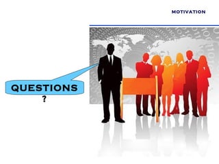 MOTIVATION




QUESTIONS
    ?
 