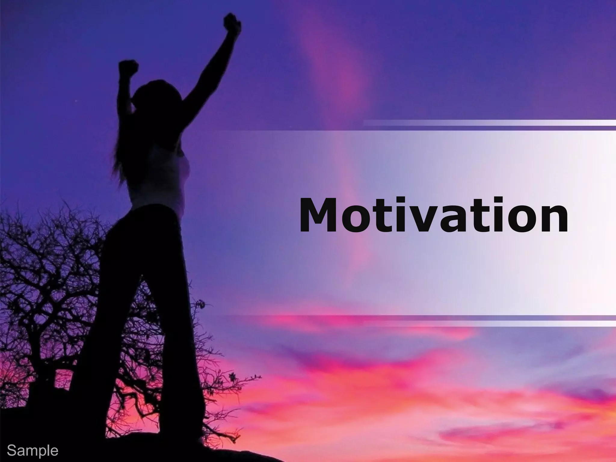 Motivation
Sample
 