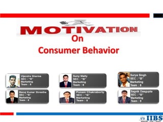 On
Consumer Behavior
 