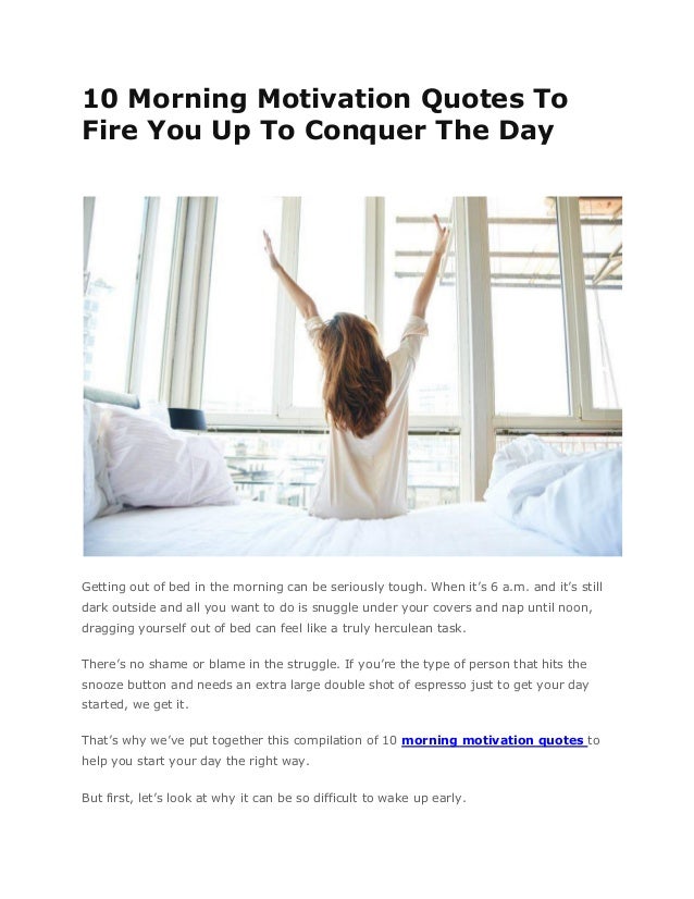 Morning Motivation Quotes Morning Motivation Quotes