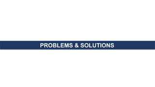 PROBLEMS & SOLUTIONS
 