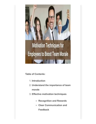 Motivation Techniques for Employees to Boost Team Morale.pdf
