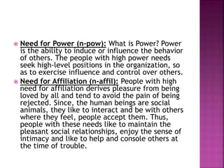 Motivation theories ppt | PPTX
