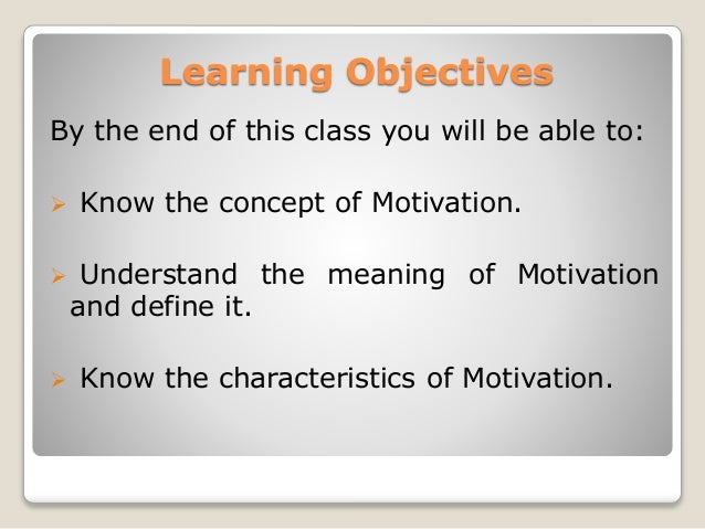 define motivate