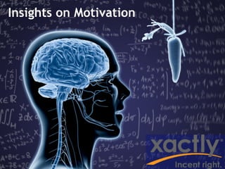 Insights on Motivation
 