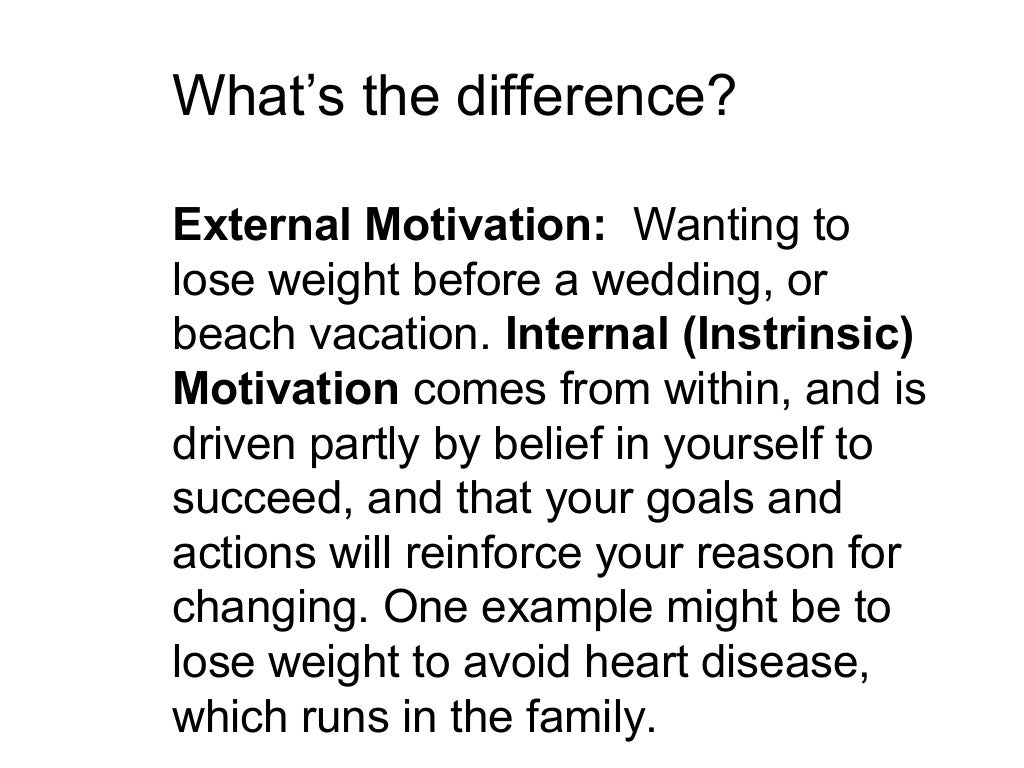 Intrinsic versus extrinsic Motivating Lasting Change in Health Behav…