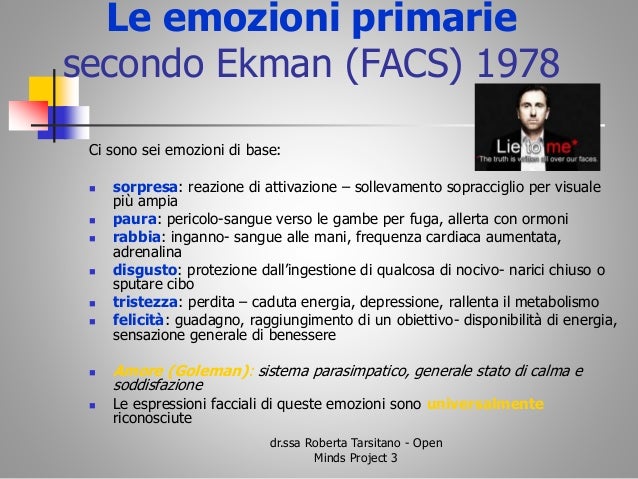 Ekman Te Lo Leggo In Faccia Emozioni Di Ekman | Il Giulebbe