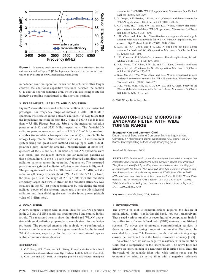 Compact PaperClipShaped Wire Antenna for 2.4 and 5.2 GHz WLAN Opera…