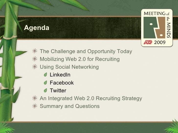 Adp Motm 2009 Social Networking Recruiting Passive Candidates