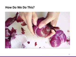 How Do We Do This?
41
 