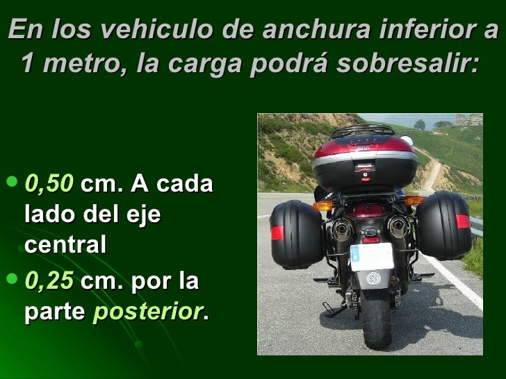 Cuanto Puede Sobresalir La Carga De Una Motocicleta es.slideshare.net