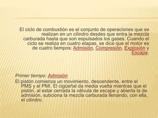 Esquema de los elementos del motor: 