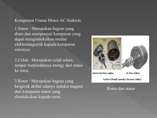 MOTOR LISTRIK AC PARALEL | PPTX