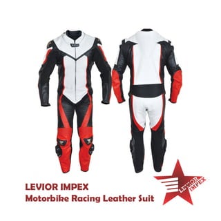 Motorbike racing leather suit