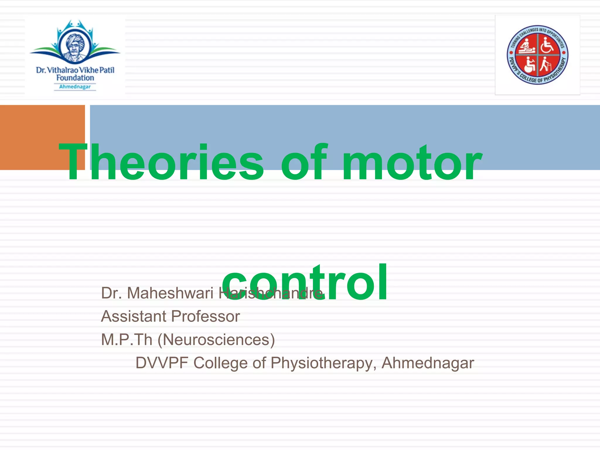Motor control PPT