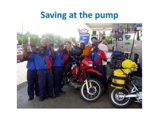 Saving at the pump
 