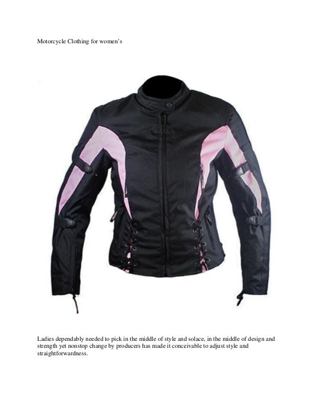 Motorcycle clothing for women’s