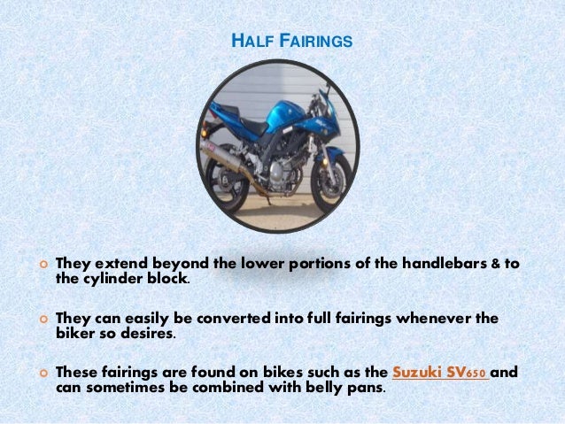 types of motorcycle fairings