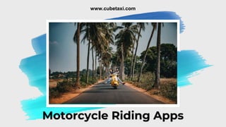 Motorcycle riding apps | PPT