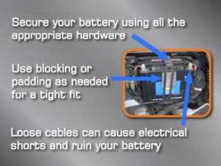 Motorcycle Battery Maintenance PPTX