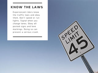 Motorcycle Safety Tips to Prevent Crashes PDF