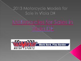 Motorcycles for Sales in Viola DE