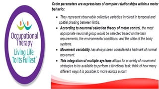 Motor Development and Motor Control