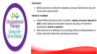 Motor Development and Motor Control