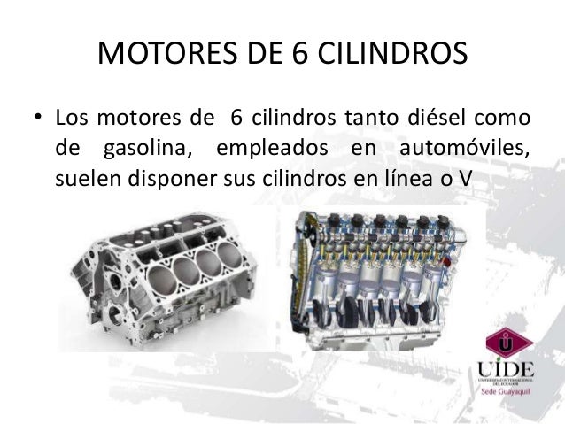 Motor de 6 cilindros en v