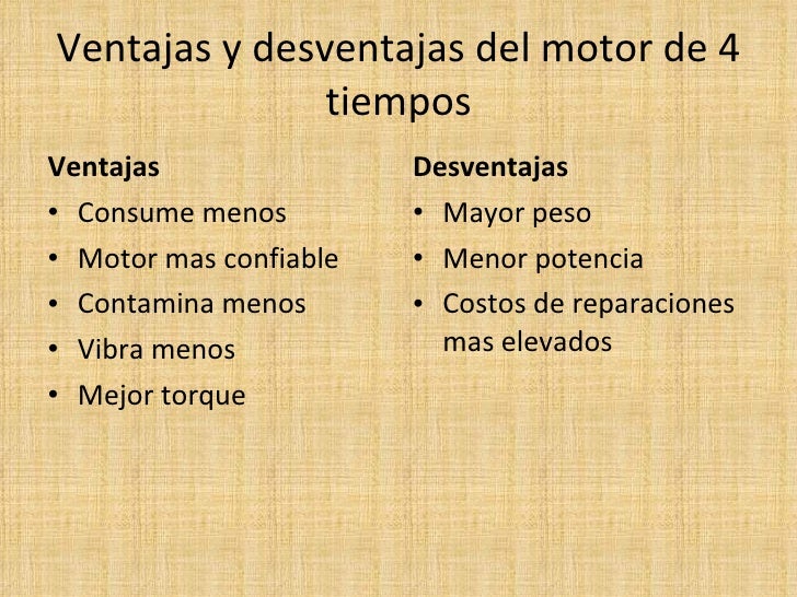 Motores de 2 y 4 tiempos