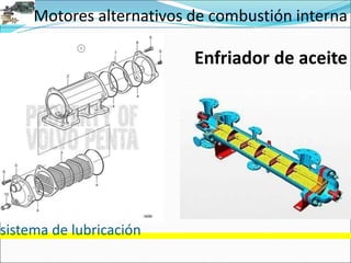 Motores alternativos de combustión interna
sistema de lubricación
Enfriador de aceite
 