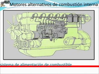 Motores alternativos de combustión interna
sistema de alimentación de combustible
 