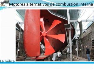 Motores alternativos de combustión interna
La hélice
 