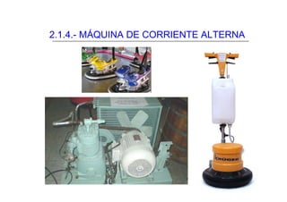 2.1.4.- MÁQUINA DE CORRIENTE ALTERNA
 