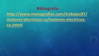 Motores en corriente alterna.
