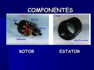 COMPONENTESCOMPONENTES
ESTATORROTOR
 