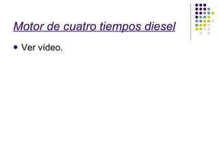 Motor de cuatro tiempos diesel Ver vídeo. 