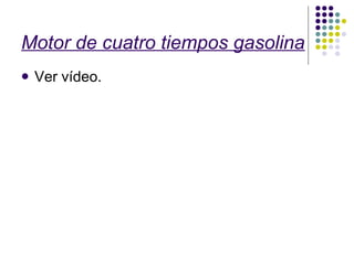 Motor de cuatro tiempos gasolina Ver vídeo. 